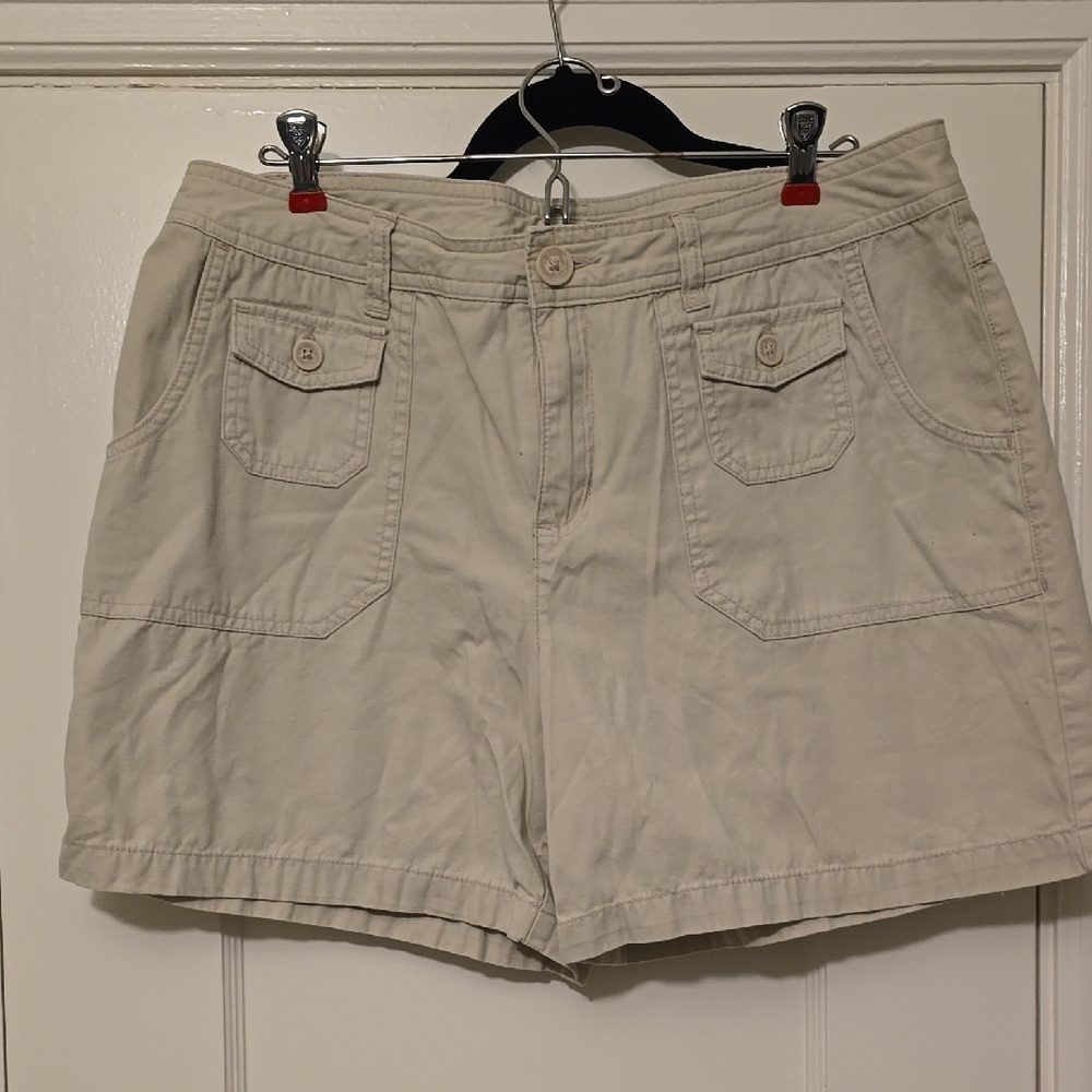 Women's Beige Casual Shorts